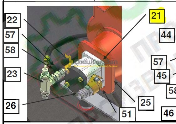 Насос гидравлический IDRO13010